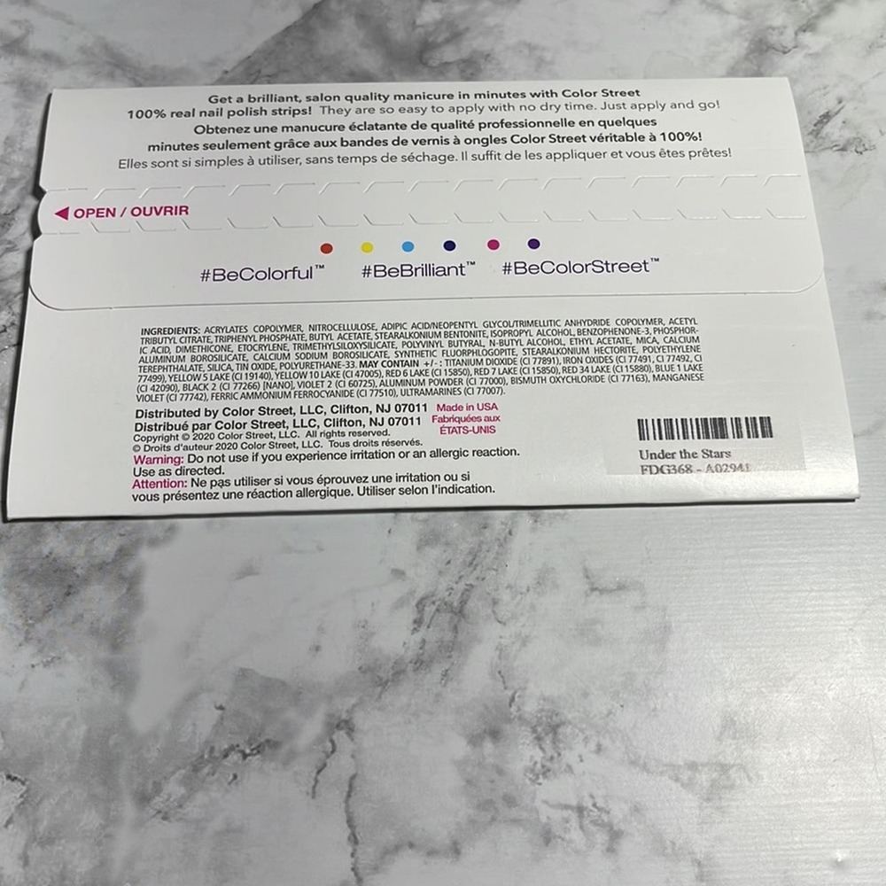 Color Street Under The Stars Nail Strips NWT - Picture 2 of 3